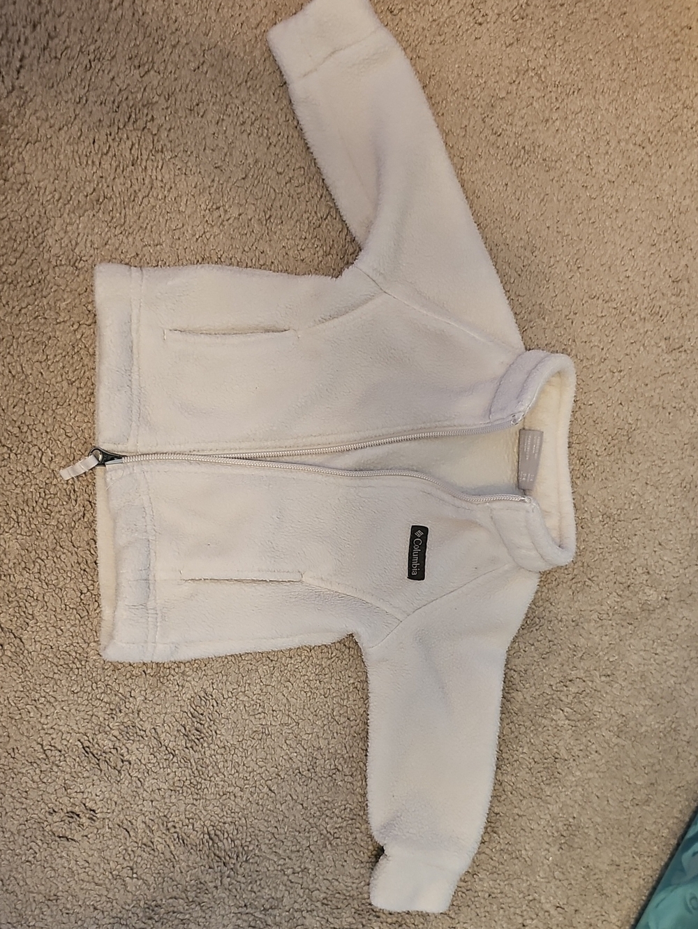 Columbia Cream Cozy Fleece Zip Jacket